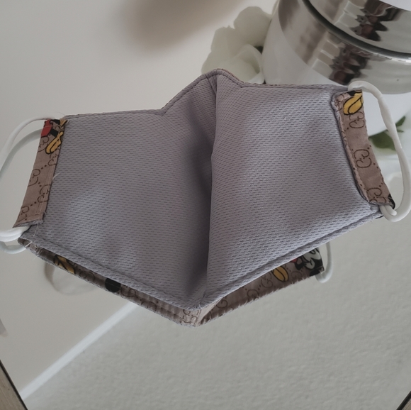 Designer Face Mask ❤💛🤎 - Picture 3 of 3